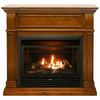 Duluth Forge Dual Fuel Ventless Gas Fireplace With Mantel - 26,000 Btu, T-Stat DFS-300T-4AS